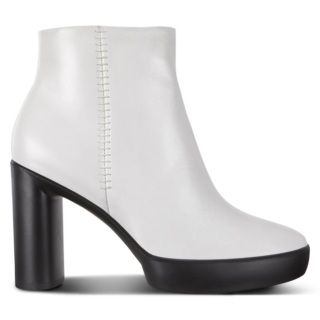 Bottines Ecco Shape Sculpted Motion 75 Femme Blanche 5327-JKNWP